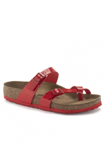 Klapki BIRKENSTOCK Mayari BF Patent Cherry 1023985