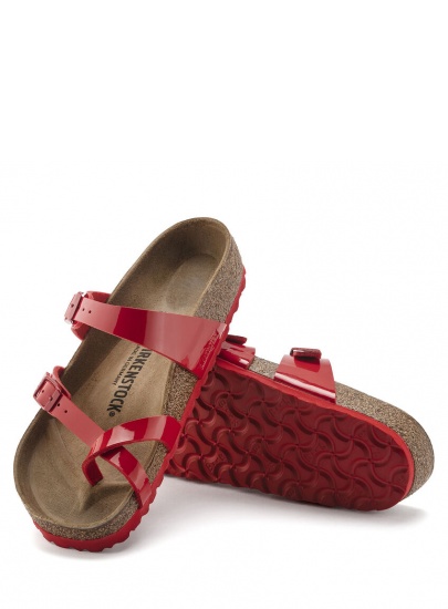 Klapki BIRKENSTOCK Mayari BF Patent Cherry 1023985
