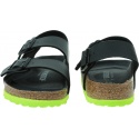 Sandały BIRKENSTOCK Milano Kids BF Desert Soil Black Lime