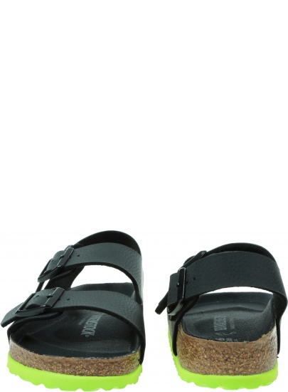 Sandały BIRKENSTOCK Milano Kids BF Desert Soil Black Lime