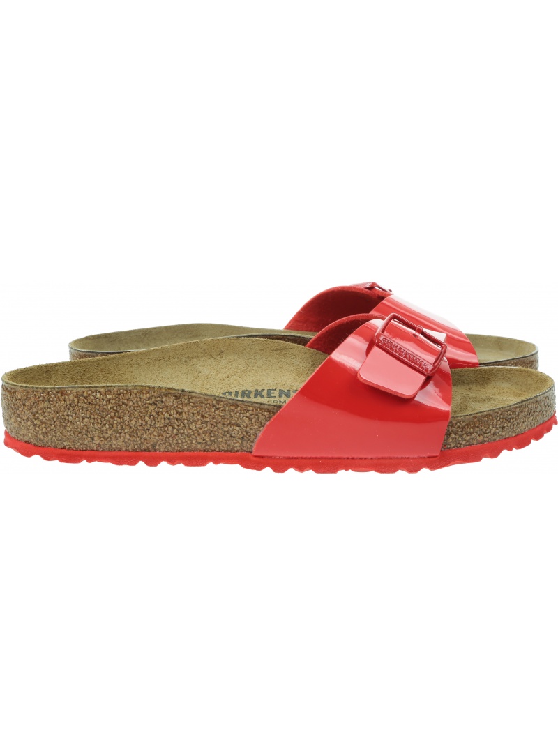 Klapki BIRKENSTOCK Madrid BF Patent 1024060 Cherry