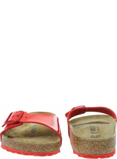 Klapki BIRKENSTOCK Madrid BF Patent 1024060 Cherry