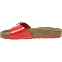 Klapki BIRKENSTOCK Madrid BF Patent 1024060 Cherry