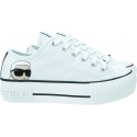 Białe Trampki KARL LAGERFELD Kampus Max Nft Lo Lace KL60410N 911