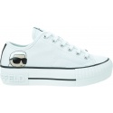 Białe Trampki KARL LAGERFELD Kampus Max Nft Lo Lace KL60410N 911