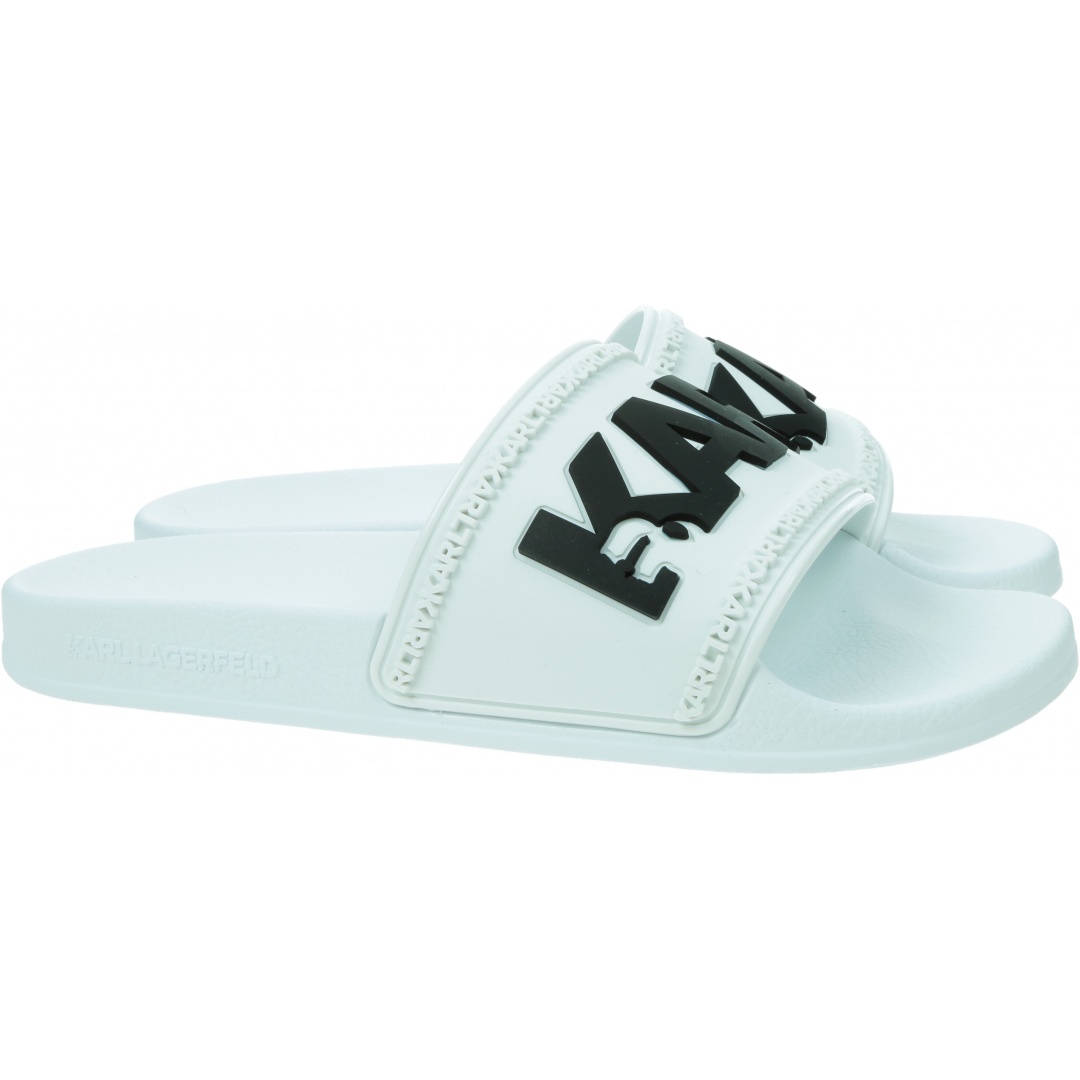 Klapki KARL LAGERFELD Kondo Karl Logo Slide KL80904 V11