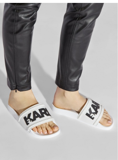 Klapki KARL LAGERFELD Kondo Karl Logo Slide KL80904 V11