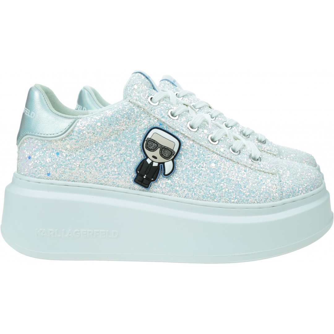 Sneakersy KARL LAGERFELD Anakapri Glitter Ikon Mix KL63530F 11B