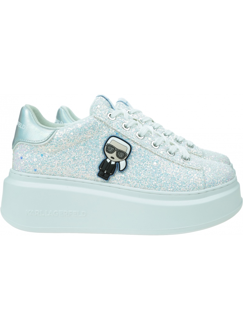 Sneakersy KARL LAGERFELD Anakapri Glitter Ikon Mix KL63530F 11B