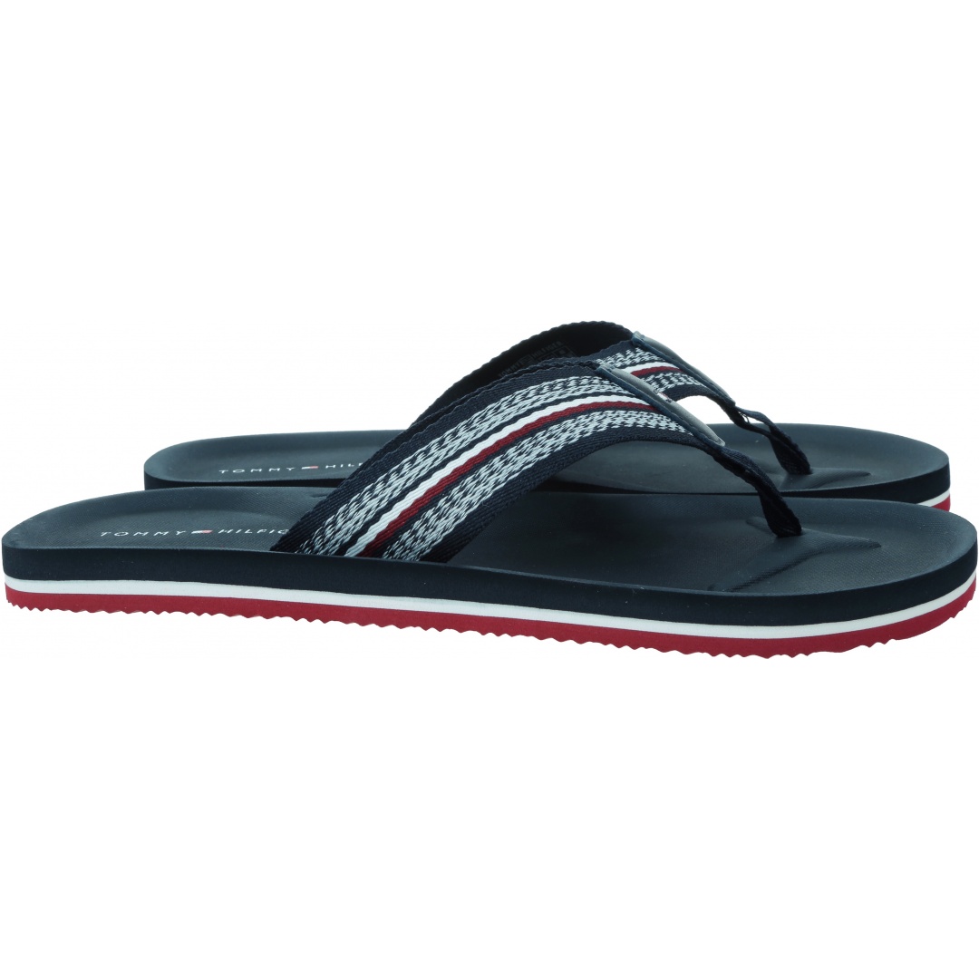 Japonki Męskie TOMMY HILFIGER Comfort Corporate Beach Sandal FM0FM04616 DW5
