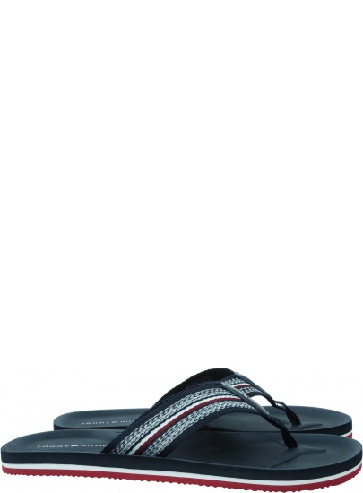 Japonki Męskie TOMMY HILFIGER Comfort Corporate Beach Sandal FM0FM04616 DW5