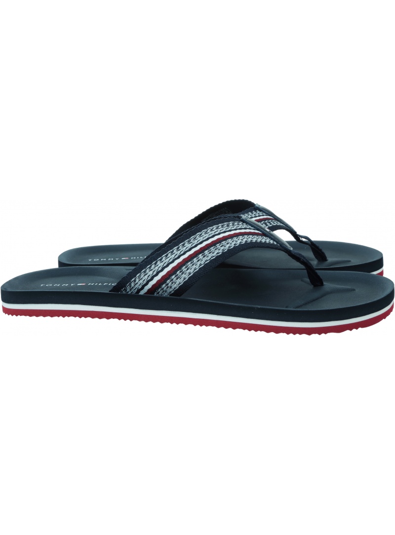 Japonki Męskie TOMMY HILFIGER Comfort Corporate Beach Sandal FM0FM04616 DW5