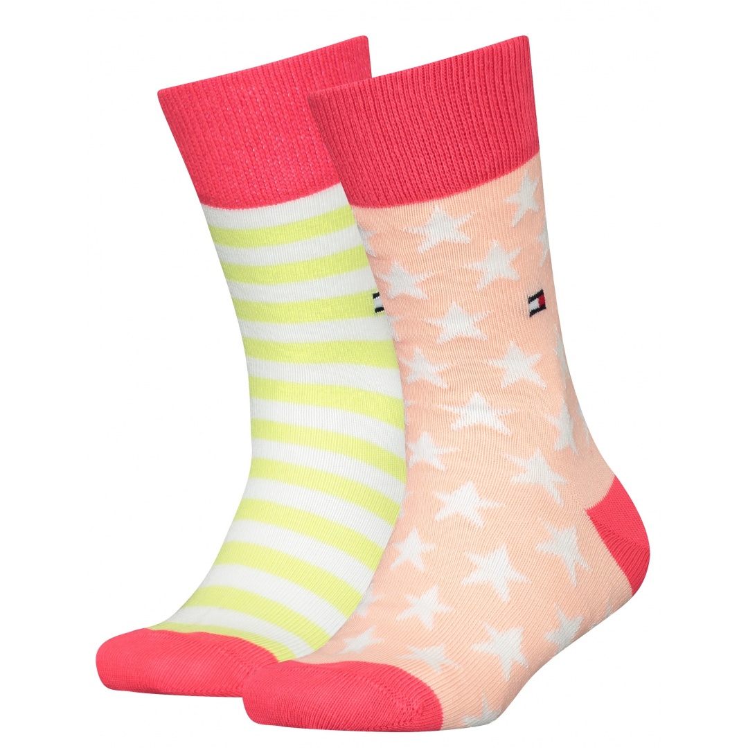 Skarpetki Dziecięce TOMMY HILFIGER 100000816 014 TH Kids Sock 2P Stars And