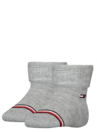 Skarpetki Niemowlęce TOMMY HILFIGER Th Baby Sock 2P 701220516 003