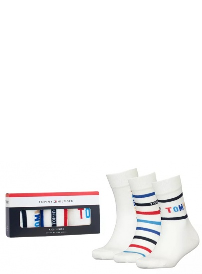 Skarpetki Dziecięce TOMMY HILFIGER Th Kids Sock 3P Giftbox Tommy 701222670