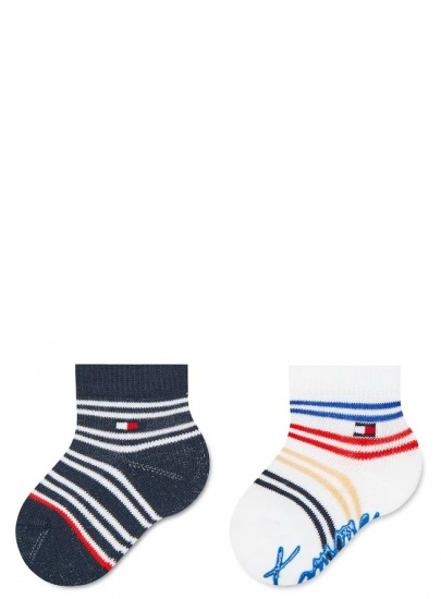 Skarpetki Niemowlęce TOMMY HILFIGER Th Baby Sock 2P 701222671 001