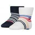 Skarpetki Niemowlęce TOMMY HILFIGER Th Baby Sock 2P 701222671 001