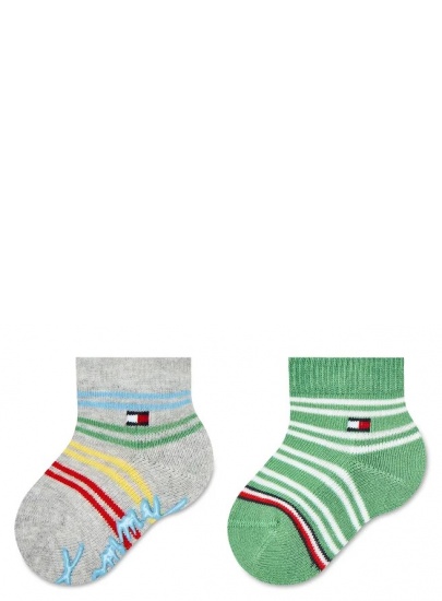 Skarpetki Niemowlęce TOMMY HILFIGER Th Baby Sock 2P 701222671 002