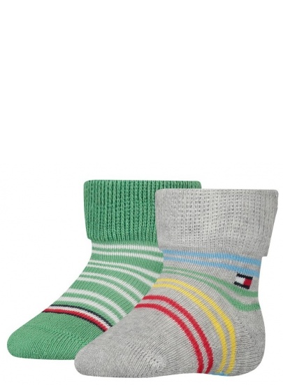 Skarpetki Niemowlęce TOMMY HILFIGER Th Baby Sock 2P 701222671 002