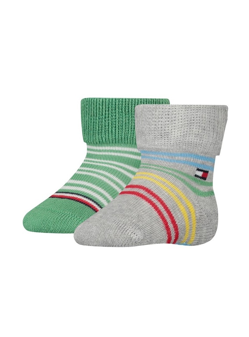 Skarpetki Niemowlęce TOMMY HILFIGER Th Baby Sock 2P 701222671 002