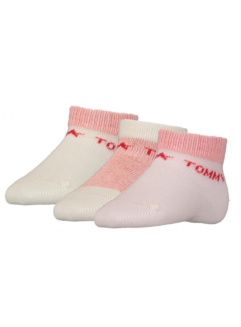 Skarpetki Niemowlęce TOMMY HILFIGER Th Baby Sock 3P Newborn Giftbox