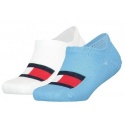 Stopki Dziecięce TOMMY HILFIGER Th Kids Footie 2P Flag 701223779 003