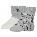 Skarpetki Niemowlęce TOMMY HILFIGER Th Baby Sock 2P 701222672 001