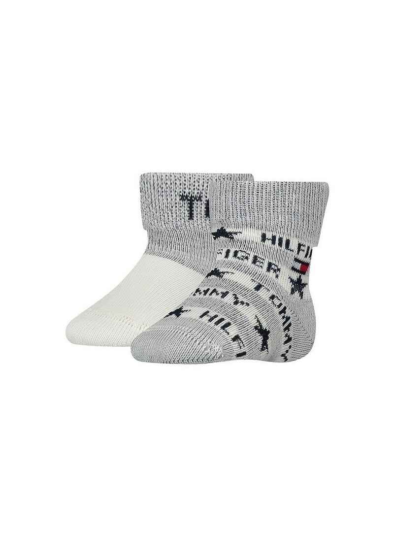 Skarpetki Niemowlęce TOMMY HILFIGER Th Baby Sock 2P 701222672 001