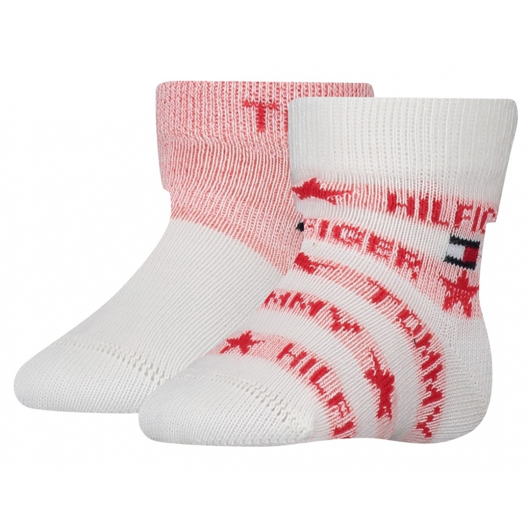 Skarpetki Niemowlęce TOMMY HILFIGER Th Baby Sock 2P 701222672 002