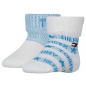 Skarpetki Niemowlęce TOMMY HILFIGER Th Baby Sock 2P 701222672 003