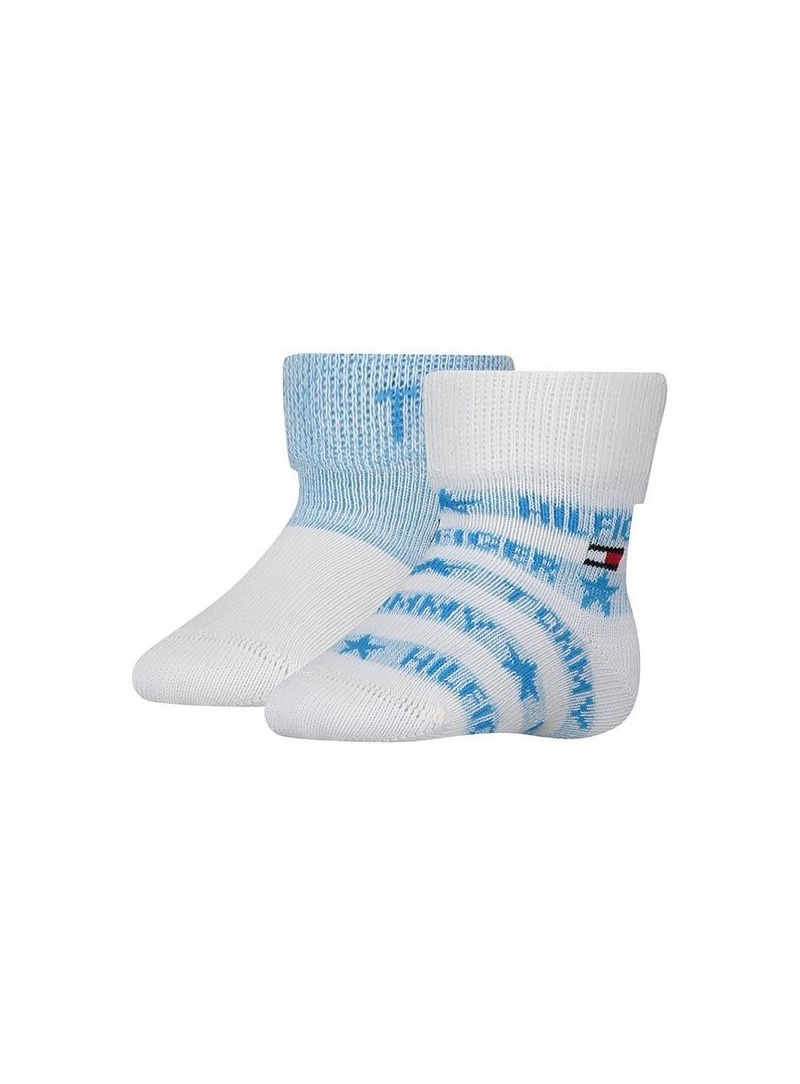 Skarpetki Niemowlęce TOMMY HILFIGER Th Baby Sock 2P 701222672 003