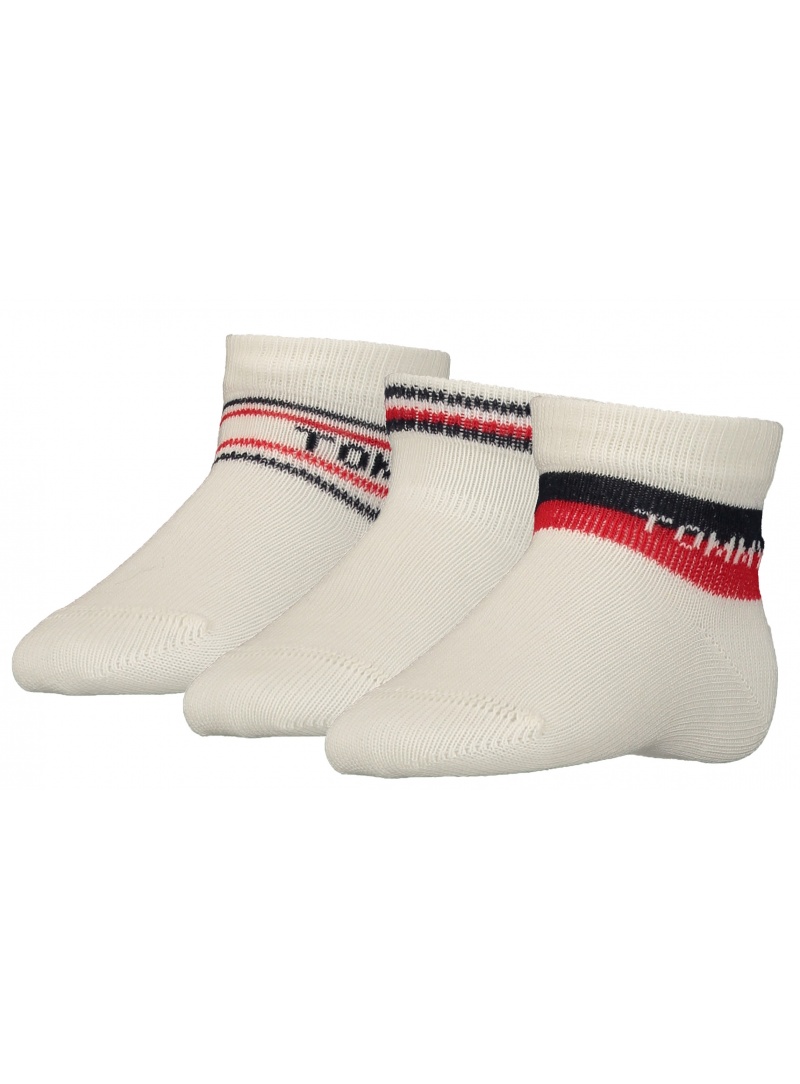 Skarpetki Niemowlęce TOMMY HILFIGER Th Baby Sock 3P Giftbox 701222674 001