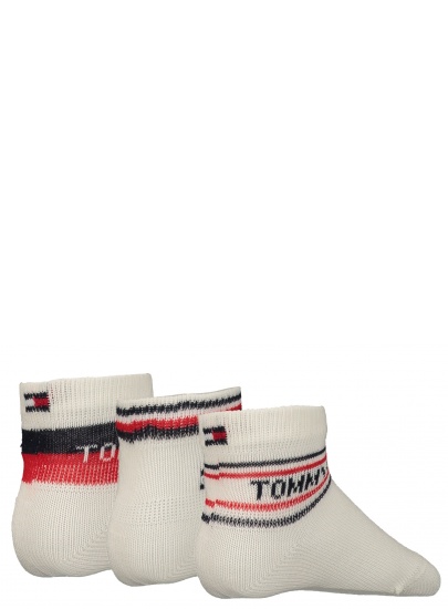 Skarpetki Niemowlęce TOMMY HILFIGER Th Baby Sock 3P Giftbox 701222674 001