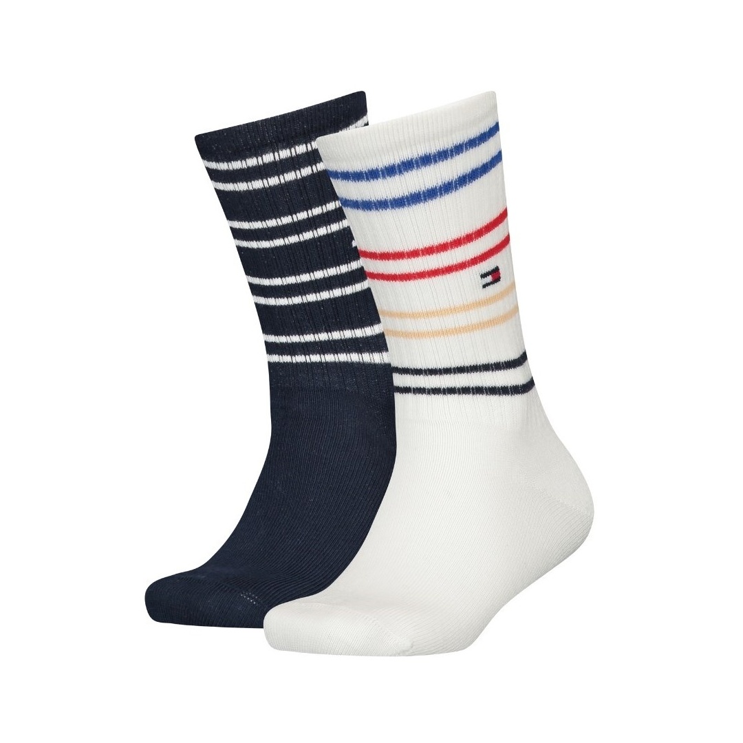 Skarpetki Dziecięce TOMMY HILFIGER Th Kids Sock 2P Sport Stripe 701222661