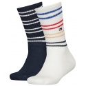 Skarpetki Dziecięce TOMMY HILFIGER Th Kids Sock 2P Sport Stripe 701222661