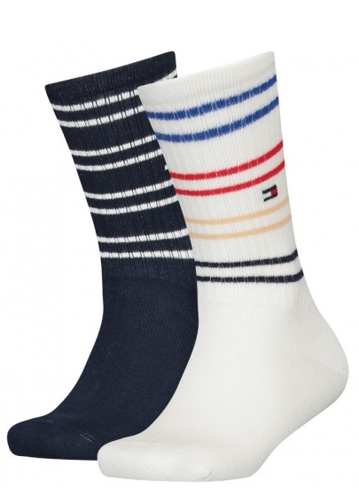 Skarpetki Dziecięce TOMMY HILFIGER Th Kids Sock 2P Sport Stripe 701222661