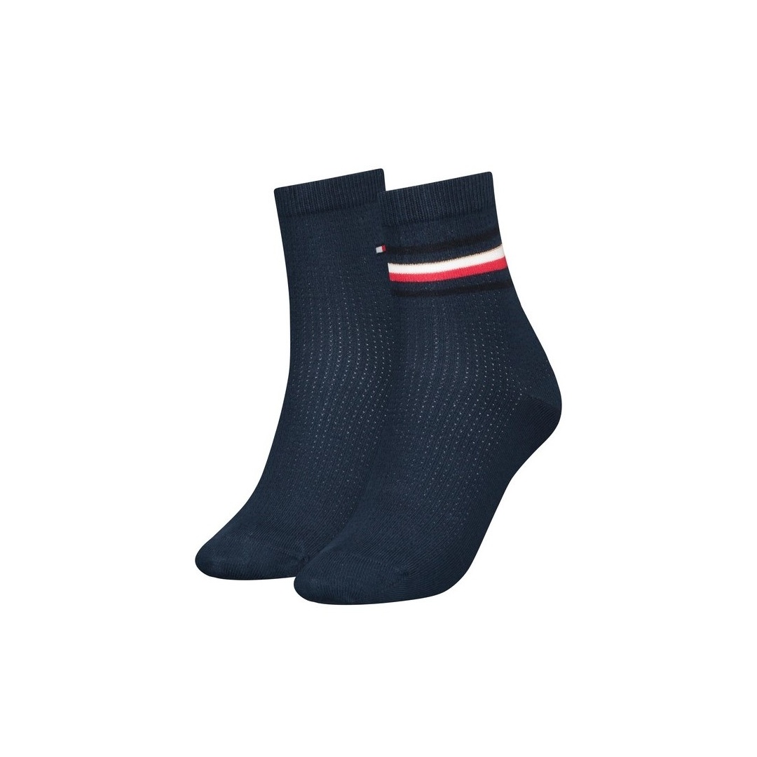 Skarpetki Damskie TOMMY HILFIGER Th Women Short Sock 2P Global Stripe