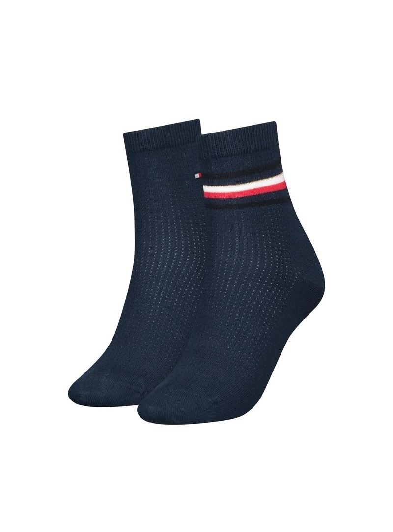 Skarpetki Damskie TOMMY HILFIGER Th Women Short Sock 2P Global Stripe