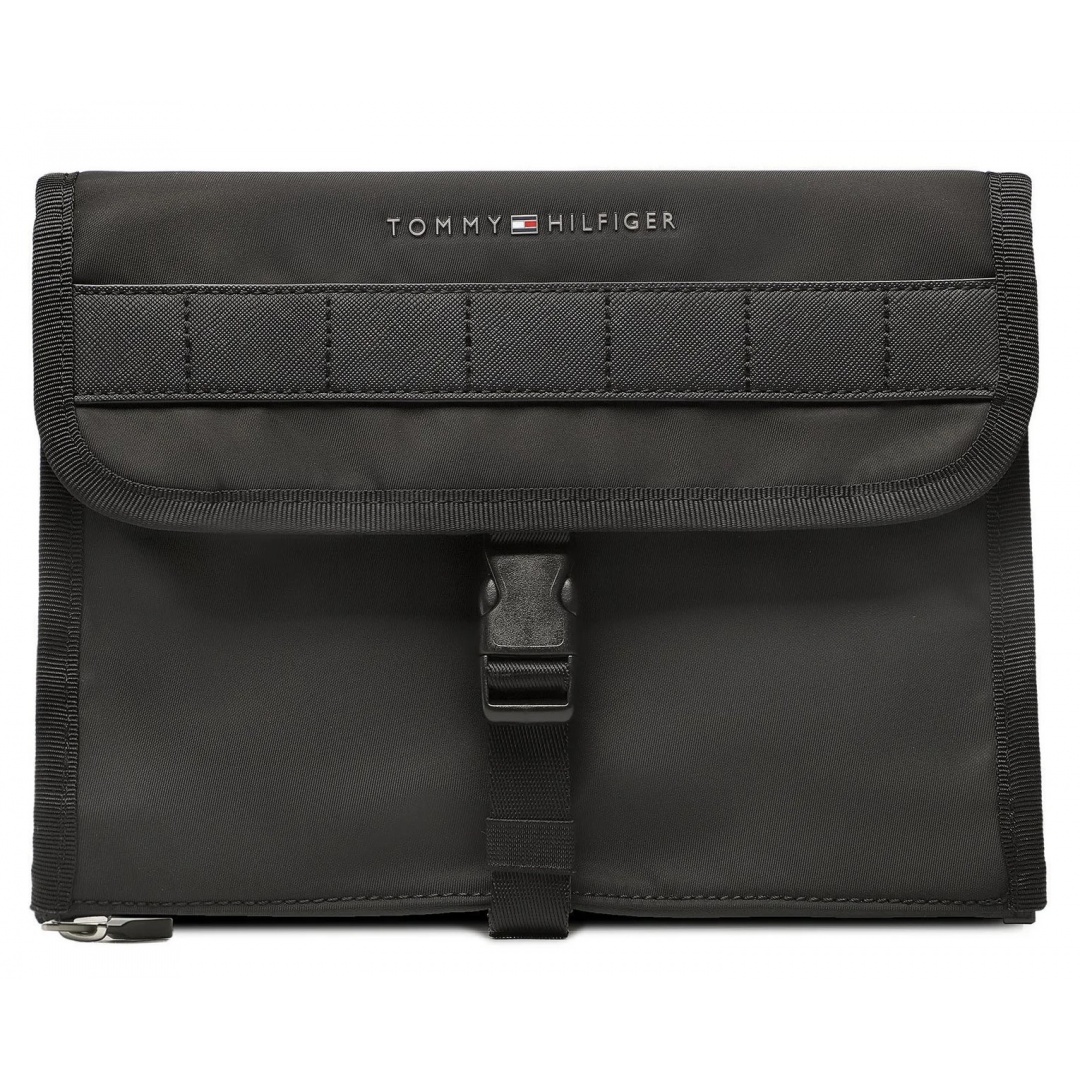 Rozkładana Kosmetyczna TOMMY HILFIGER Th Elevated Nylon Washbag AM0AM10979