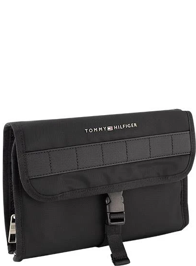 Rozkładana Kosmetyczna TOMMY HILFIGER Th Elevated Nylon Washbag AM0AM10979