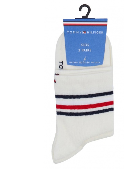 Skarpetki Dziecięce TOMMY HILFIGER Th Kids Short Sock 2P Mesh 701222665 001