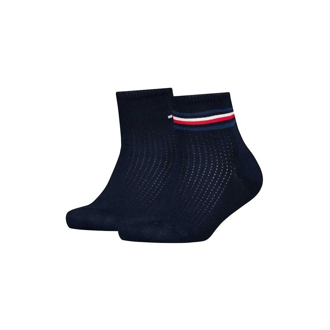 Skarpetki Dziecięce TOMMY HILFIGER Th Kids Short Sock 2P Mesh 701222665 002