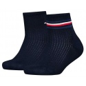 Skarpetki Dziecięce TOMMY HILFIGER Th Kids Short Sock 2P Mesh 701222665 002