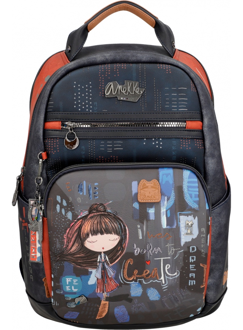 ANEKKE Contemporary Synthetic Backpack 37805-190