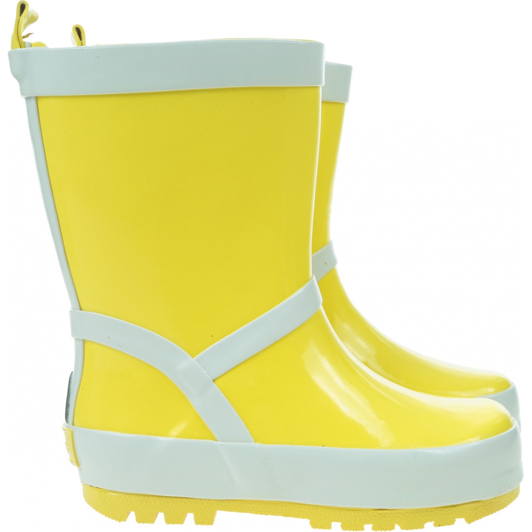 Żółte Kalosze PLAYSHOES 184310 Basic Rubber Boots Yellow