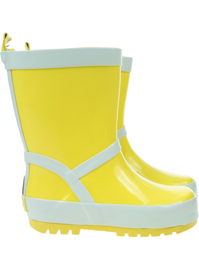 PLAYSHOES 184310 Basic Rubber Boots Yellow