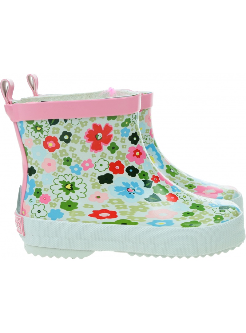 PLAYSHOES 180364 Rubber Boots Low Flowers