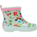 Kalosze w Kwiatuszki PLAYSHOES 180364 Rubber Boots Low Flowers