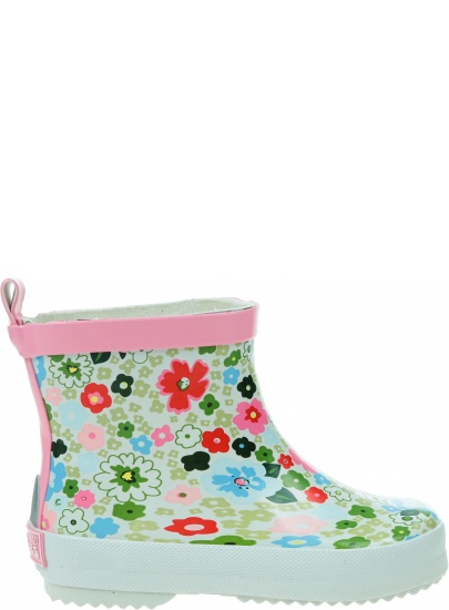 Kalosze w Kwiatuszki PLAYSHOES 180364 Rubber Boots Low Flowers