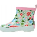 Kalosze w Kwiatuszki PLAYSHOES 180364 Rubber Boots Low Flowers